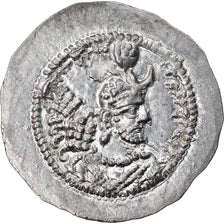 Munten, Sasanian Kings, Yazdgard I, Drachm, AW (Ohrmazd-Ardaxšīr - Ahwāz)