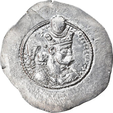 Monnaie, Royaume Sassanide, Varhran V, Drachme, 420-438, WH (Veh-Ardashir), TTB