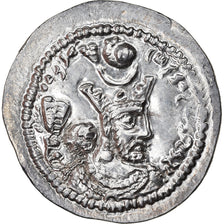 Moneta, Sasanian Kings, Varhran V, Drachm, 420-438, AW or AY, SPL-, Argento