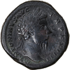 Coin, Marcus Aurelius, Sestertius, 169-170, Rome, VF(30-35), Silver, RIC:977