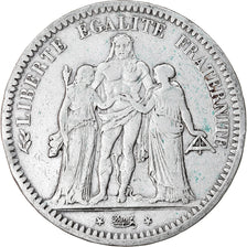 Coin, France, Hercule, 5 Francs, 1849, Strasbourg, VF(30-35), Silver, KM:756.2