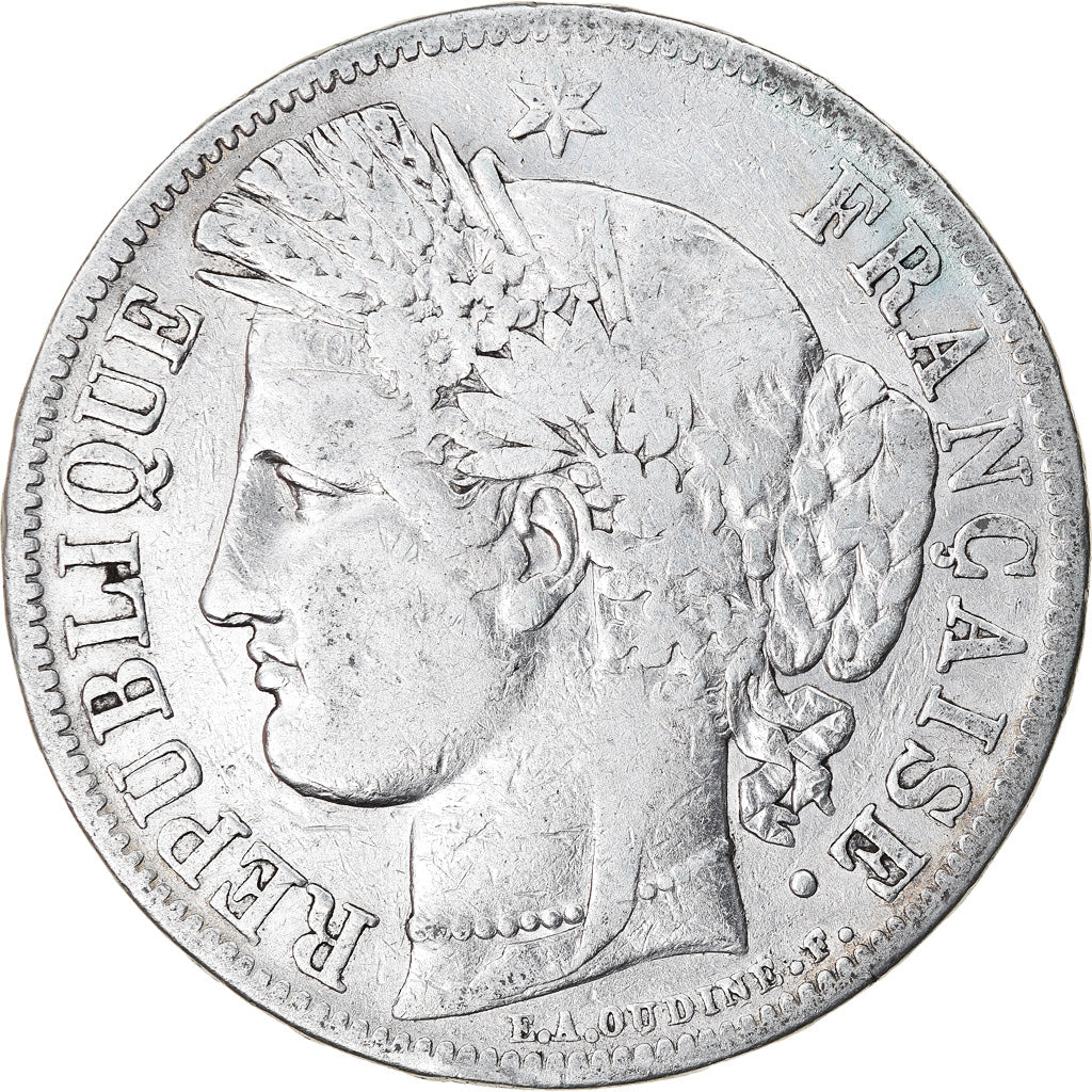 Monnaie, France, Cérès, 5 Francs, 1849, Paris, TB+, Argent, Gadoury:719