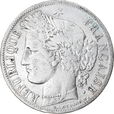 Monnaie, France, Cérès, 5 Francs, 1849, Paris, TB+, Argent, Gadoury:719