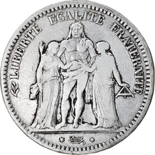 Coin, France, Hercule, 5 Francs, 1848, Strasbourg, VF(30-35), Silver, KM:756.2