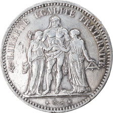 Coin, France, Hercule, 5 Francs, 1877, Paris, EF(40-45), Silver, KM:820.1