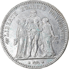 Coin, France, Hercule, 5 Francs, 1874, Bordeaux, EF(40-45), Silver, KM:820.2