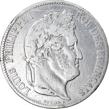 Coin, France, Louis-Philippe, 5 Francs, 1838, Paris, VF(30-35), Silver