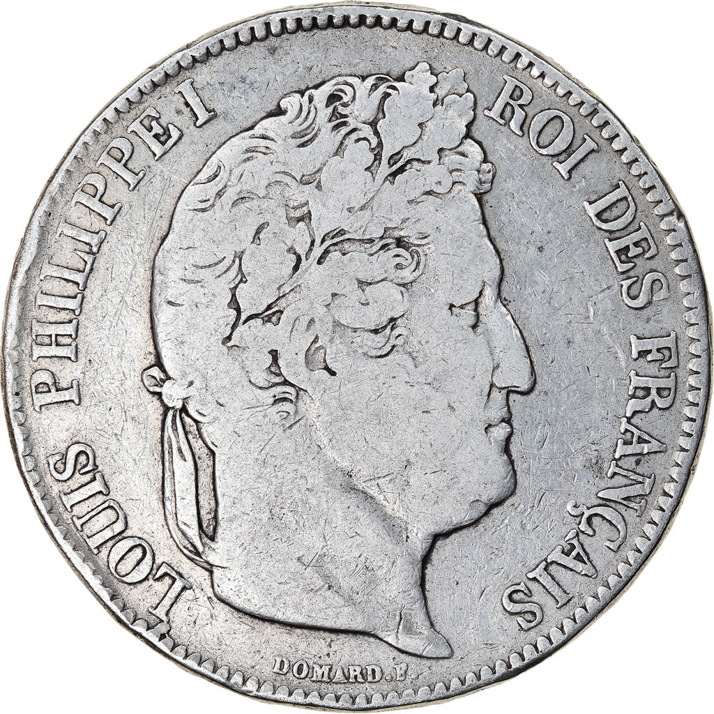 Münze, Frankreich, Louis-Philippe, 5 Francs, 1833, Lille, S, Silber, KM:749.13