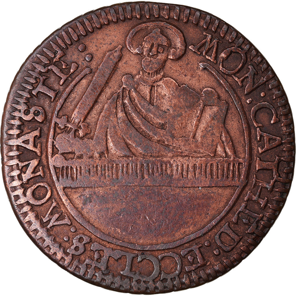 Coin, German States, MUNSTER, 4 Pfennig, 1790, VF(30-35), Copper, KM:446