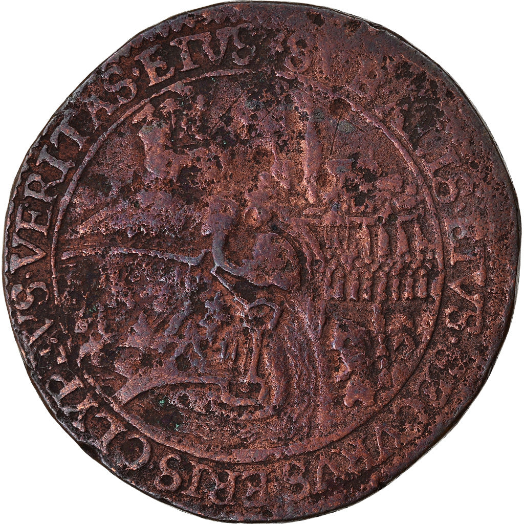Spanish Netherlands, Token, Murder of Ulrich VI by General Mendoza, 1598