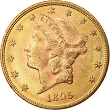 Coin, United States, Liberty Head, $20, Double Eagle, 1895, U.S. Mint