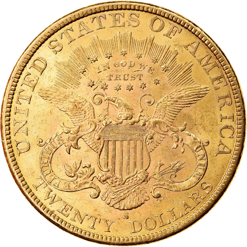 Coin, United States, Liberty Head, $20, Double Eagle, 1894, U.S. Mint, San
