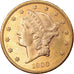 Coin, United States, Liberty Head, $20, Double Eagle, 1900, U.S. Mint