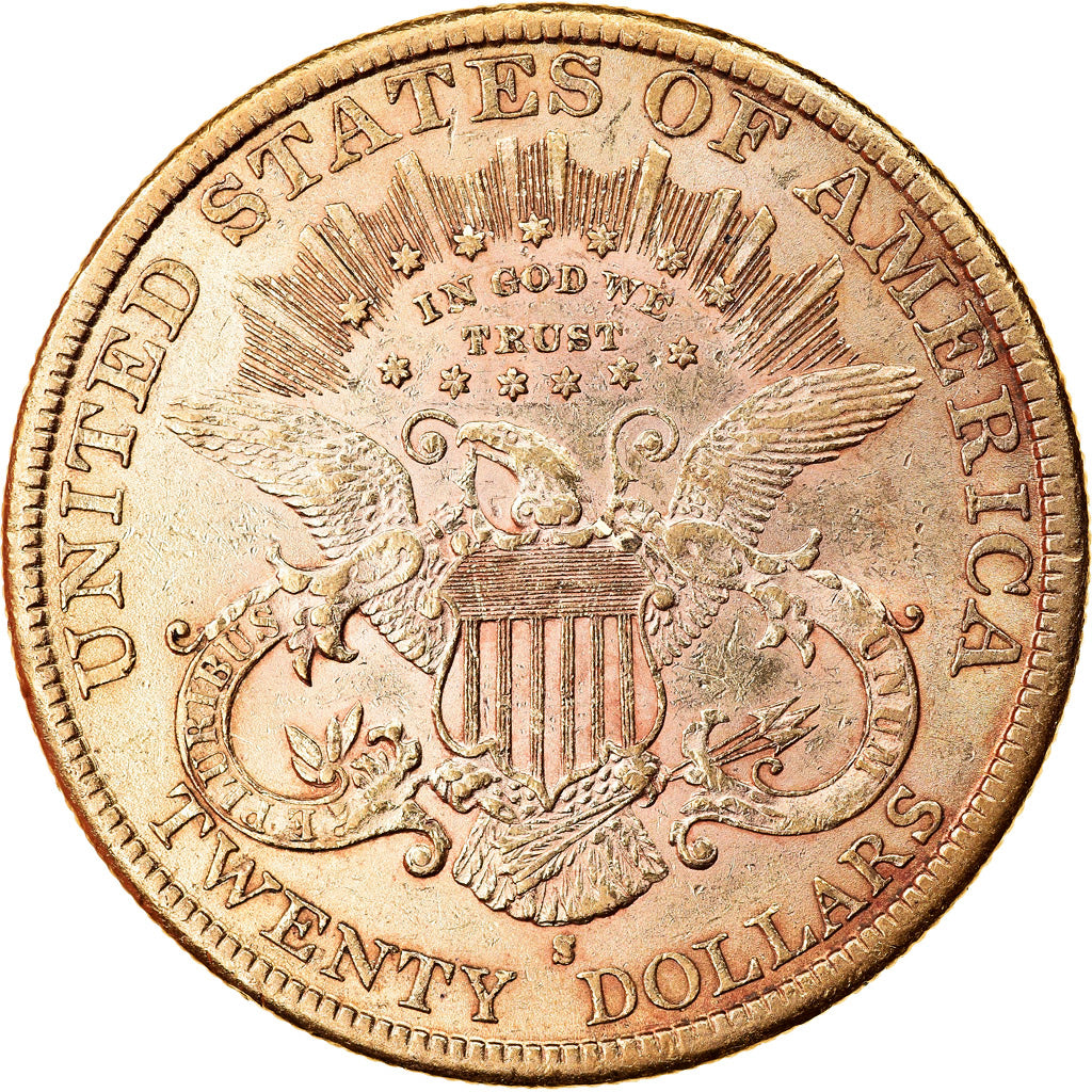 Coin, United States, Liberty Head, $20, Double Eagle, 1891, U.S. Mint, San