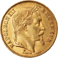 Moneta, Francja, Napoleon III, Napoléon III, 20 Francs, 1870, Strasbourg