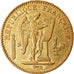 Moeda, França, Génie, 20 Francs, 1849, Paris, AU(50-53), Dourado, KM:757