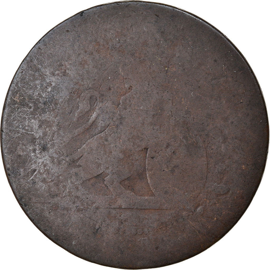 Coin, Spain, 10 Centimos, 1870, Barcelona, Restrike, VF(30-35), Copper