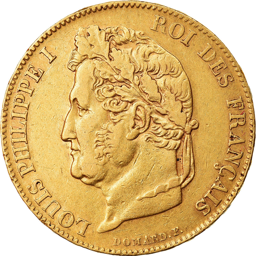 Münze, Frankreich, Louis-Philippe, 20 Francs, 1844, Lille, SS+, Gold, KM:750.5
