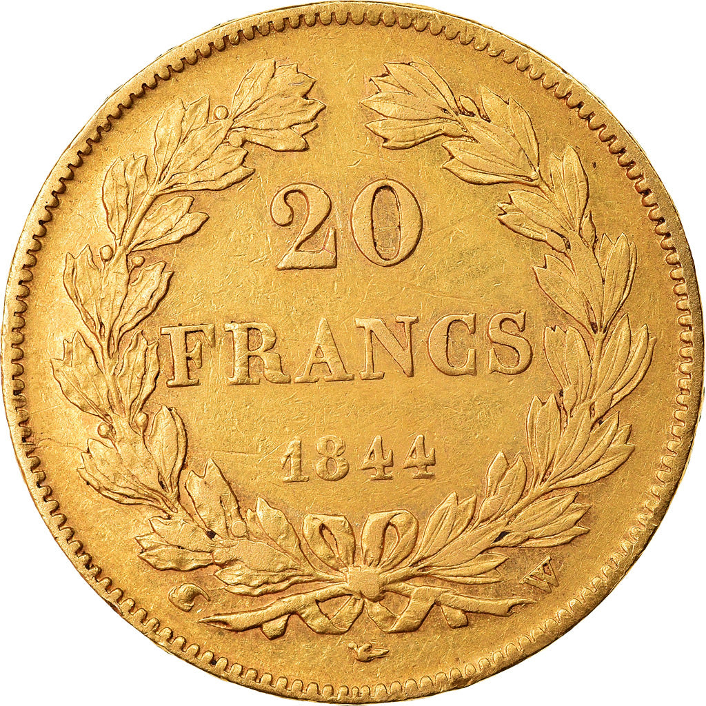 Münze, Frankreich, Louis-Philippe, 20 Francs, 1844, Lille, SS+, Gold, KM:750.5