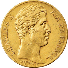 Münze, Frankreich, Charles X, 20 Francs, 1825, Lille, SS, Gold, KM:726.4