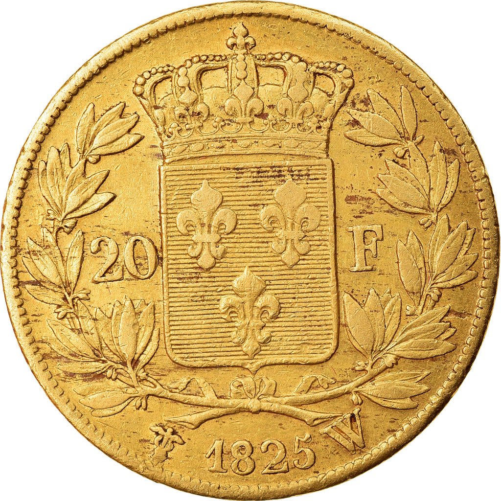 Münze, Frankreich, Charles X, 20 Francs, 1825, Lille, SS, Gold, KM:726.4