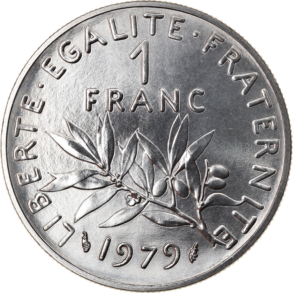 Moneta, Francia, Semeuse, Franc, 1979, Paris, SPL, Nichel, KM:925.1, Gadoury:474
