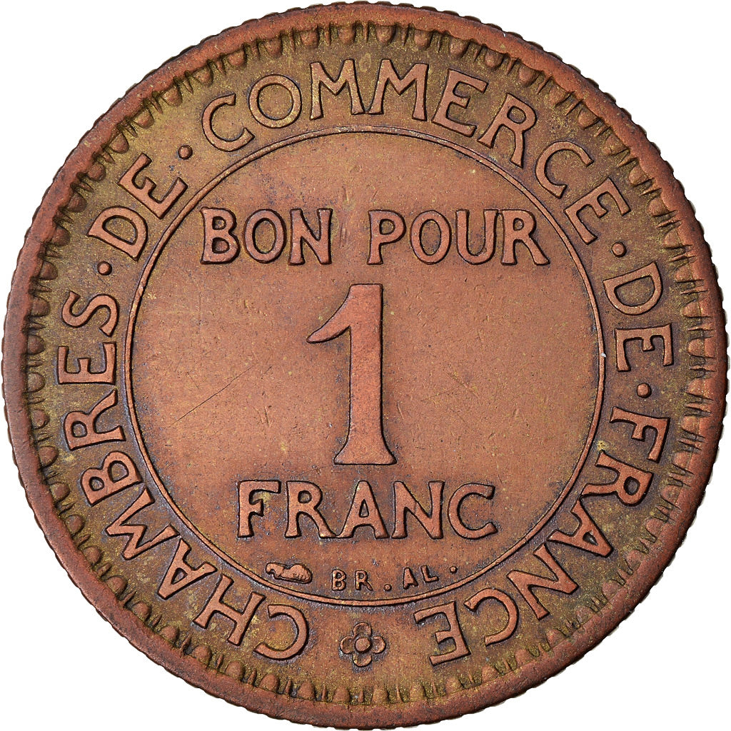 Moneta, Francia, Chambre de commerce, Franc, 1920, Paris, SPL-