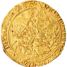 Moneta, Francja, Charles V, Franc à cheval, 1364, AU(55-58), Złoto