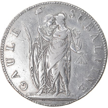 Moneta, DEPARTAMENTY WŁOSKIE, PIEDMONT REPUBLIC, 5 Francs, An 10, Turin
