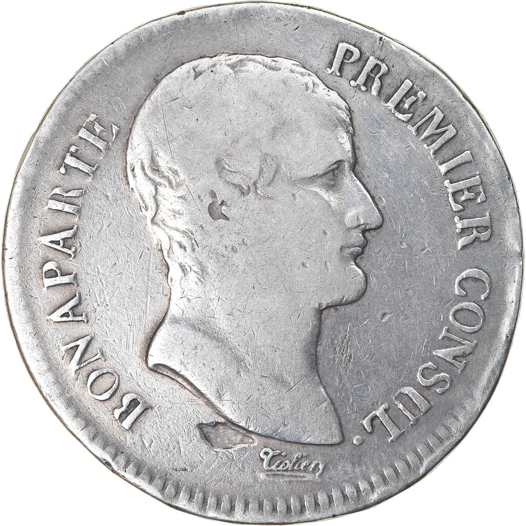 Münze, Frankreich, Napoléon I, 5 Francs, An 12, Toulouse, SGE+, Silber
