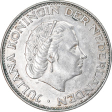 Münze, Niederlande, Juliana, 2-1/2 Gulden, 1961, SS+, Silber, KM:185