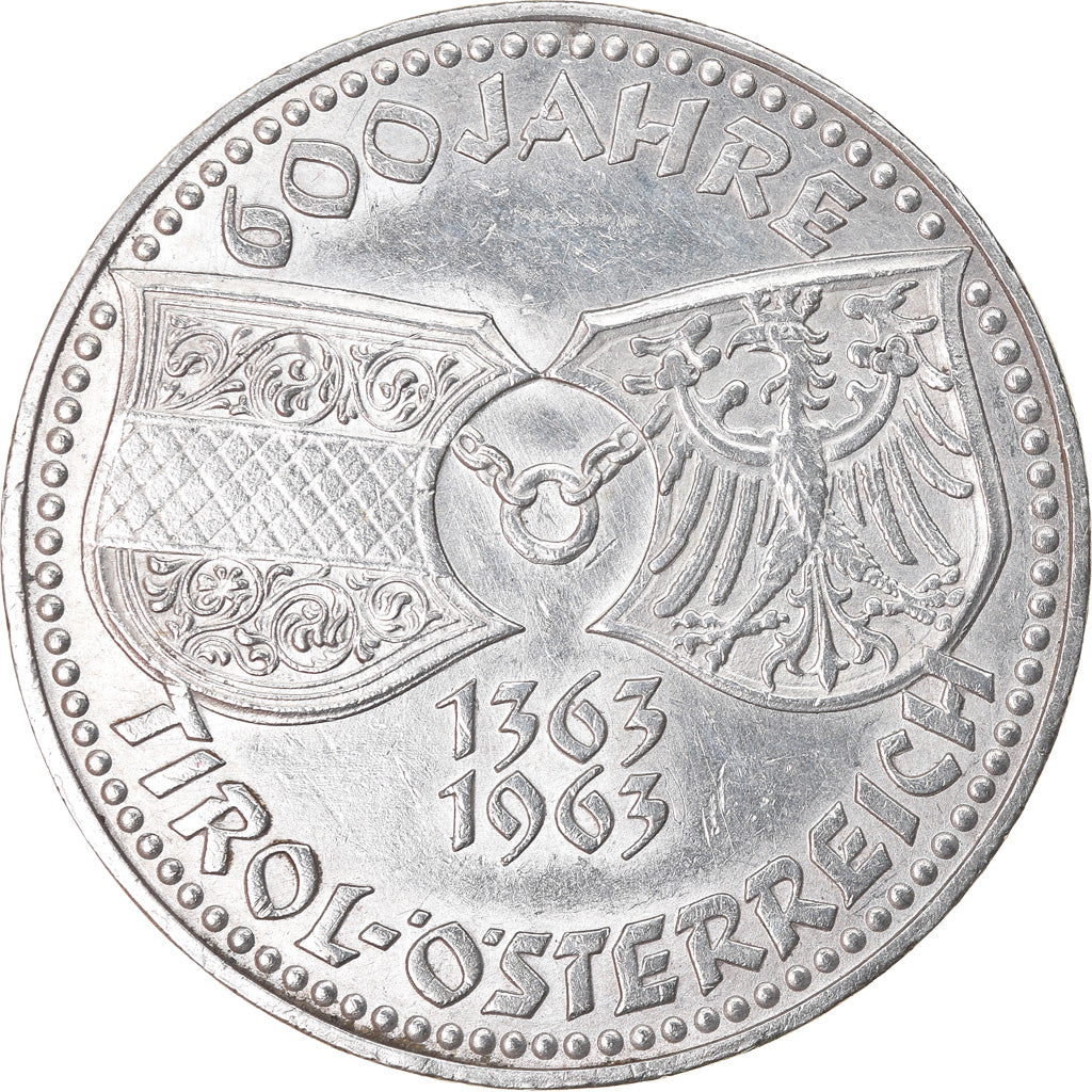 Coin, Austria, 50 Schilling, 1963, AU(55-58), Silver, KM:2894