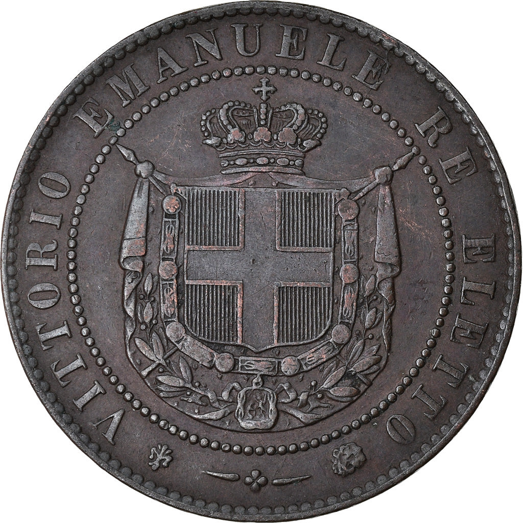 Coin, ITALIAN STATES, TUSCANY, Provisional Government, 5 Centesimi, 1859