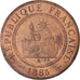 Coin, FRENCH INDO-CHINA, Cent, 1885, Paris, EF(40-45), Bronze, KM:1, Lecompte:37