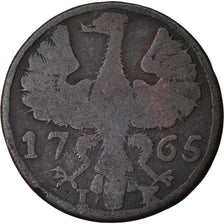 Coin, German States, AACHEN, 12 Heller, 1765, VF(20-25), Copper, KM:51