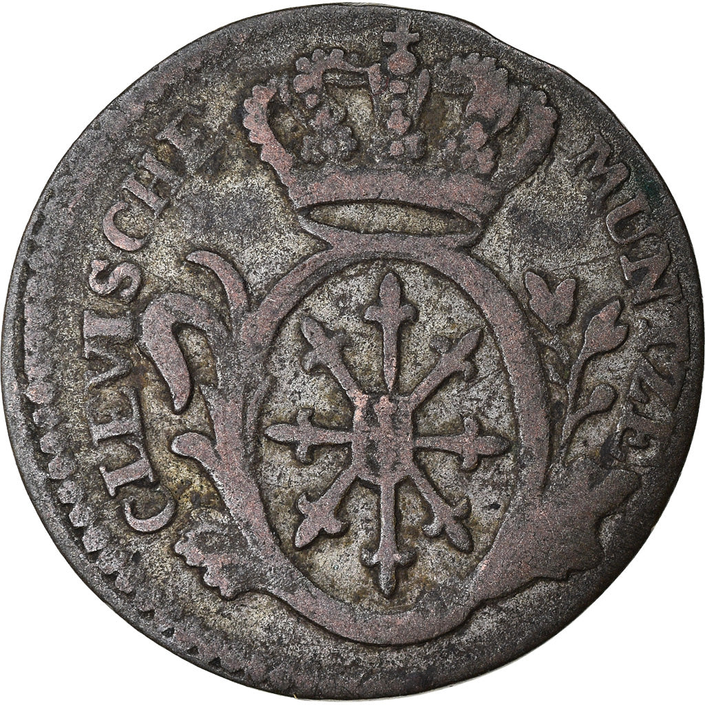 Coin, German States, CLEVES, Friedrich II, 2 Stuber, 2 St, 1756, Cleves