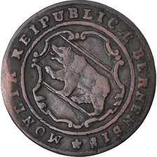 Coin, SWISS CANTONS, BERN, 1/2 Batzen, 1794, Bern, EF(40-45), Billon, KM:91