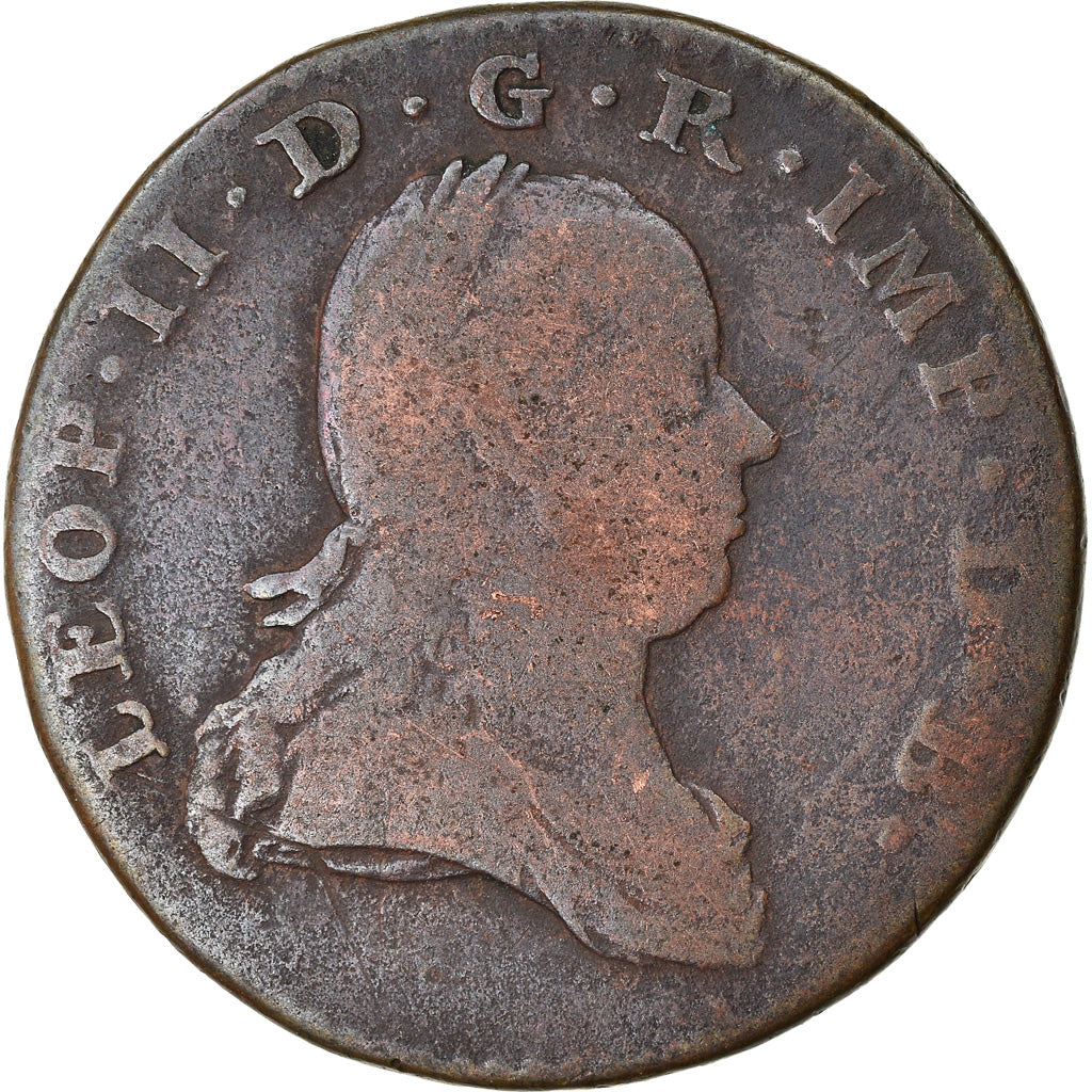 Coin, AUSTRIAN NETHERLANDS, Leopold II, 2 Liards, 2 Oorden, 1791, Brussels