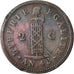 Coin, Haiti, 2 Centimes, 1846, VF(30-35), Copper, KM:27.2