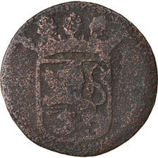 Coin, Netherlands, OVERYSSEL, Duit, 1702, F(12-15), Copper, KM:70
