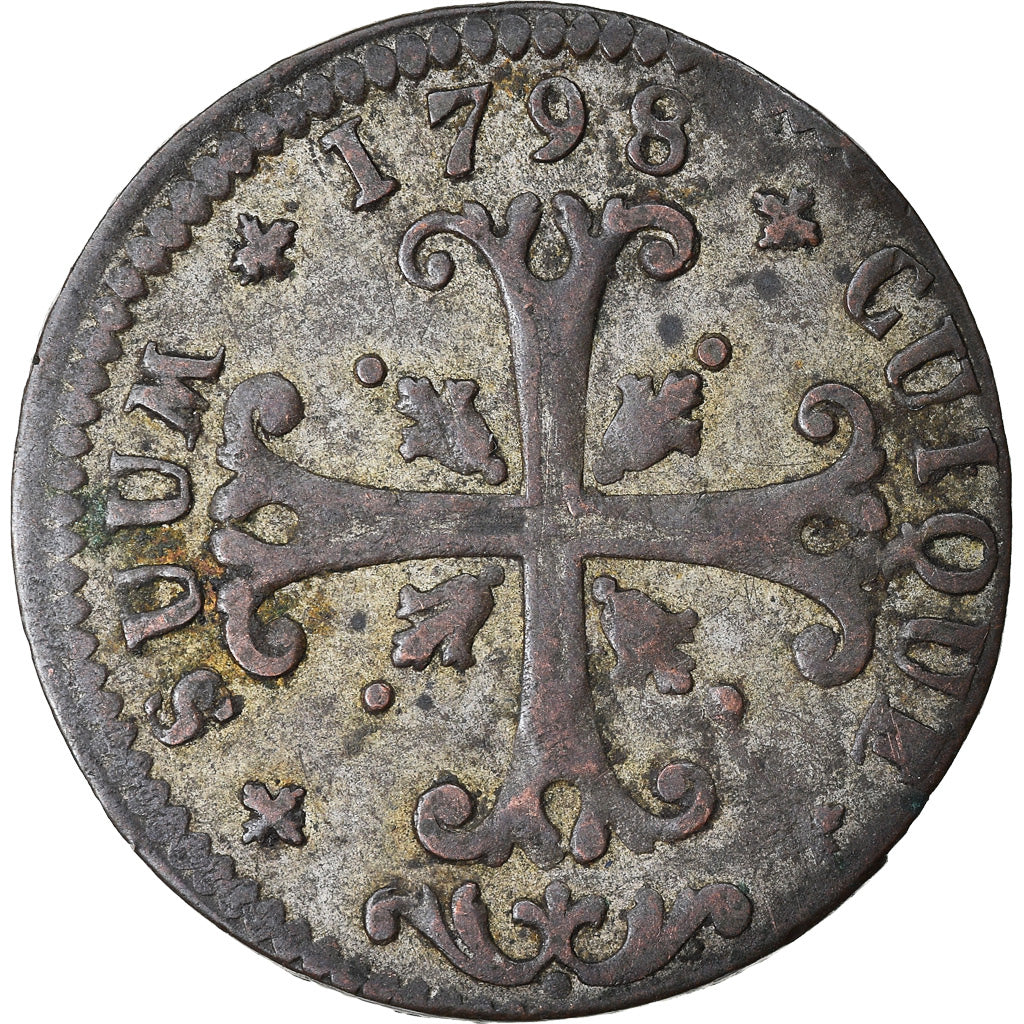 Coin, Germany, Brandenburg-Preußen, Friedrich Wilhelm III, 1/2 Batzen, 1798