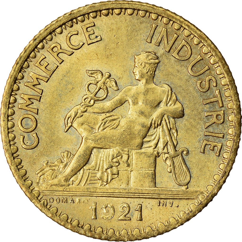 Moneta, Francia, Chambre de commerce, Franc, 1921, Paris, SPL, Alluminio-bronzo