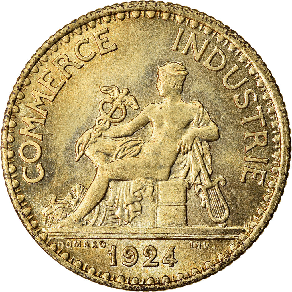 Monnaie, France, Chambre de commerce, Franc, 1924, Paris, SPL, Aluminum-Bronze
