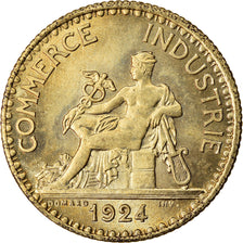 Monnaie, France, Chambre de commerce, Franc, 1924, Paris, SPL, Aluminum-Bronze