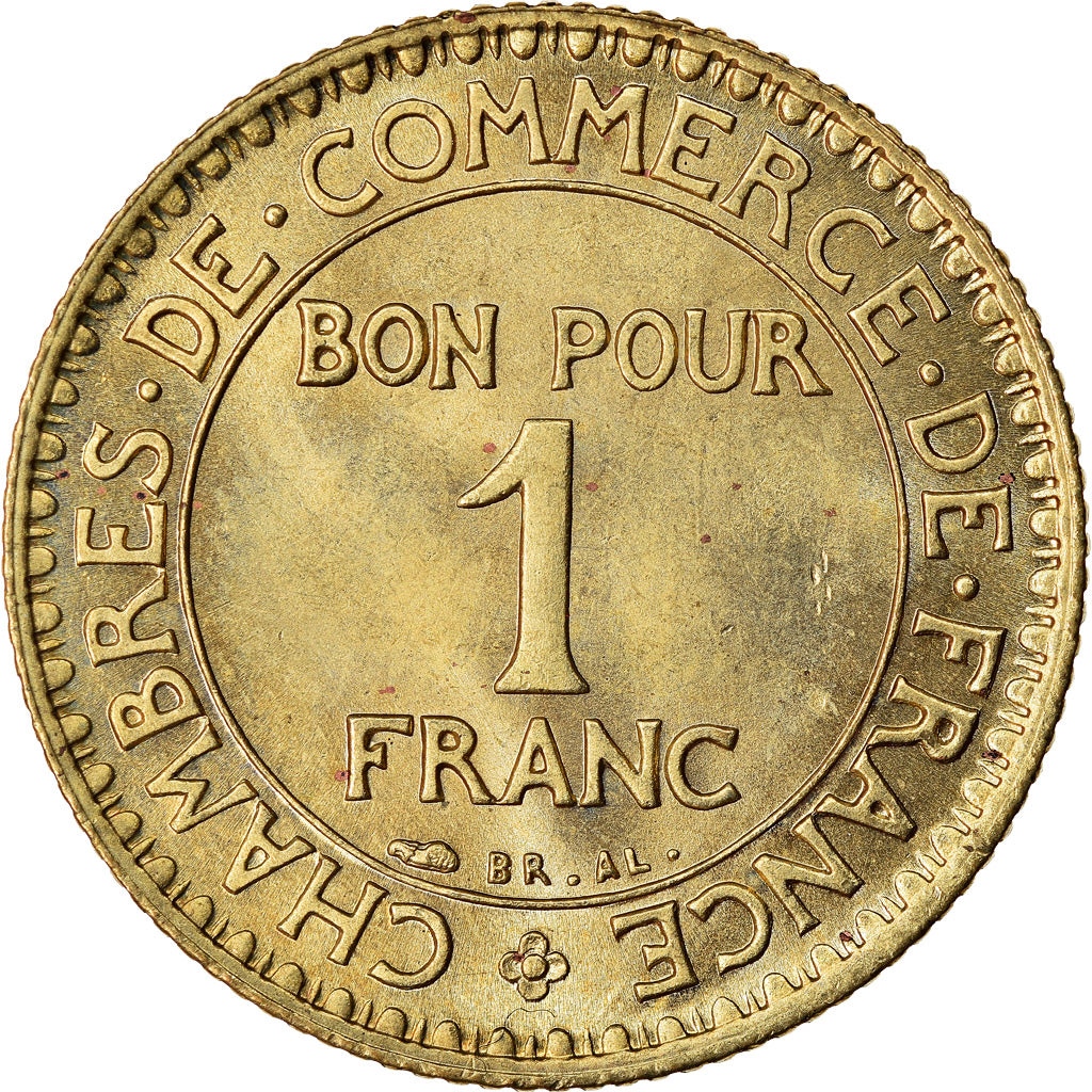 Münze, Frankreich, Chambre de commerce, Franc, 1924, Paris, VZ+