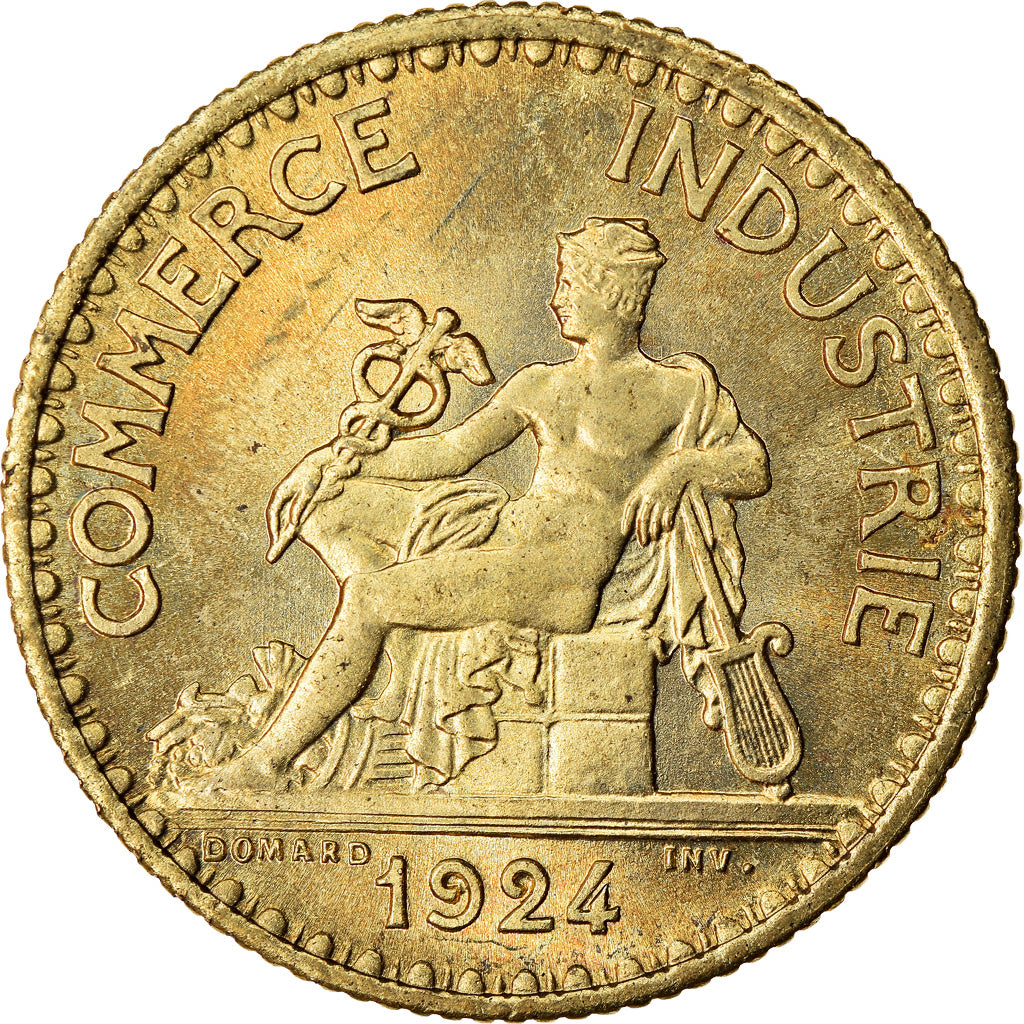 Moneta, Francia, Chambre de commerce, Franc, 1924, Paris, SPL, Alluminio-bronzo