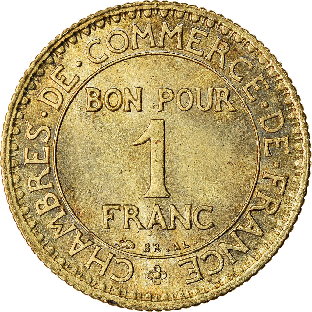 Moneta, Francia, Chambre de commerce, Franc, 1924, Paris, SPL, Alluminio-bronzo