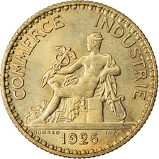 Coin, France, Chambre de commerce, Franc, 1925, Paris, AU(55-58)