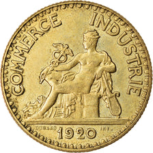 Coin, France, Chambre de commerce, 2 Francs, 1920, Paris, AU(50-53)