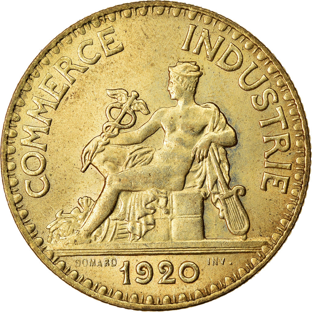 Monnaie, France, Chambre de commerce, 2 Francs, 1920, Paris, SUP